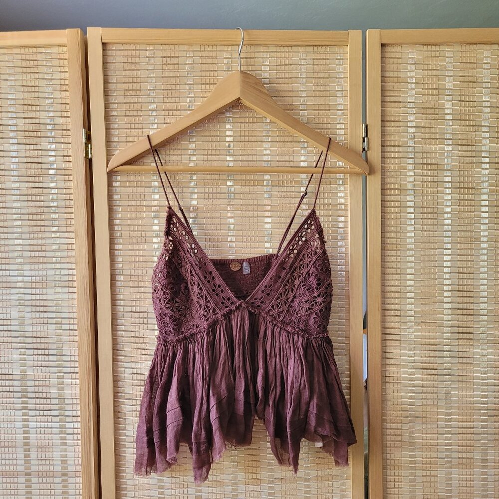 FREE PEOPLE One Carrie Top in Java